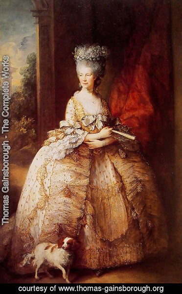 Thomas Gainsborough - Queen Charlotte