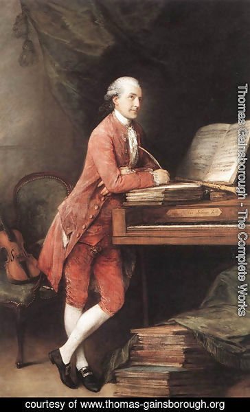 Thomas Gainsborough - Johann Christian Fischer
