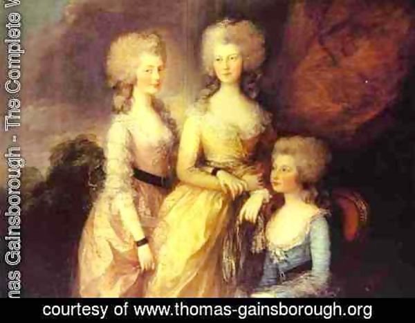 Thomas Gainsborough - The Three Elder Princesses