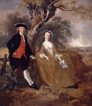 Thomas Gainsborough - An Unknown Couple in a Landscape