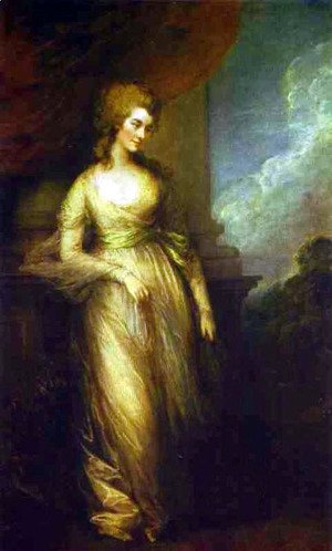 Thomas Gainsborough - Georgiana. Duchess of Devonshire