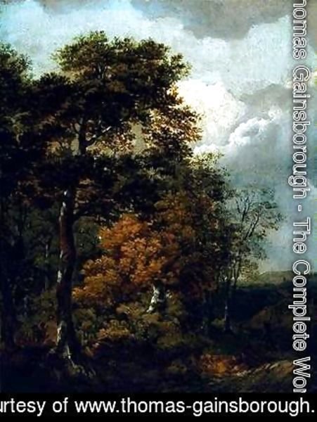 Thomas Gainsborough - Landscape with a Peasant on a Path circa