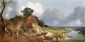 Thomas Gainsborough - Landscape with the village Cornard