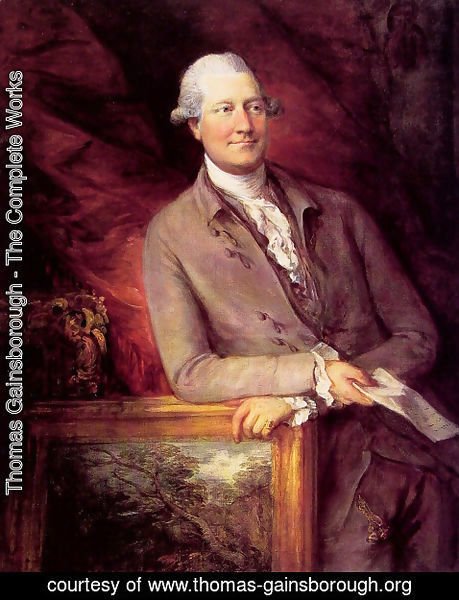 Thomas Gainsborough - Portrait of James Christie