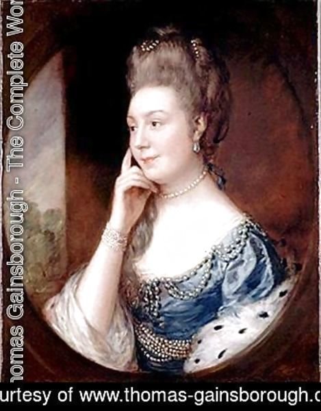 Thomas Gainsborough - Portrait of Mrs. Collins