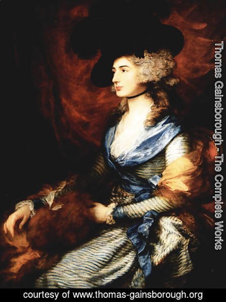 Thomas Gainsborough - Portrait of Mrs. Sarah Siddons