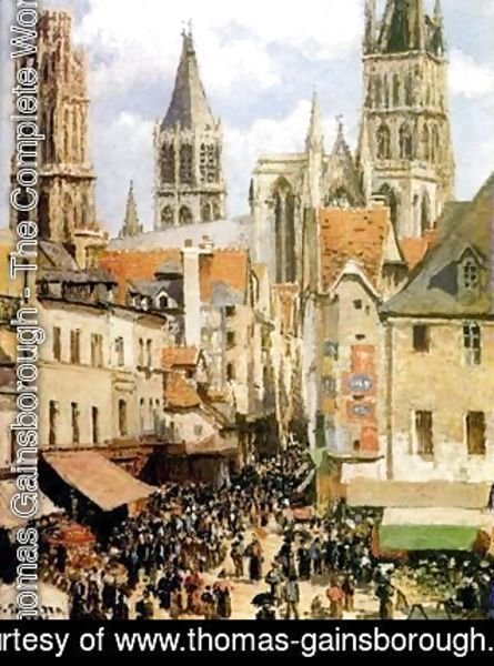 Thomas Gainsborough - Rue de l'Epicerie, Rouen