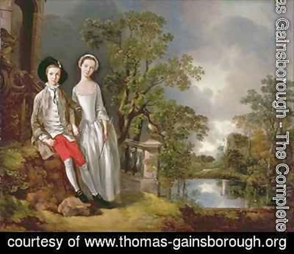 Thomas Gainsborough - Portrait of Heneage Lloyd and his Sister Lucy