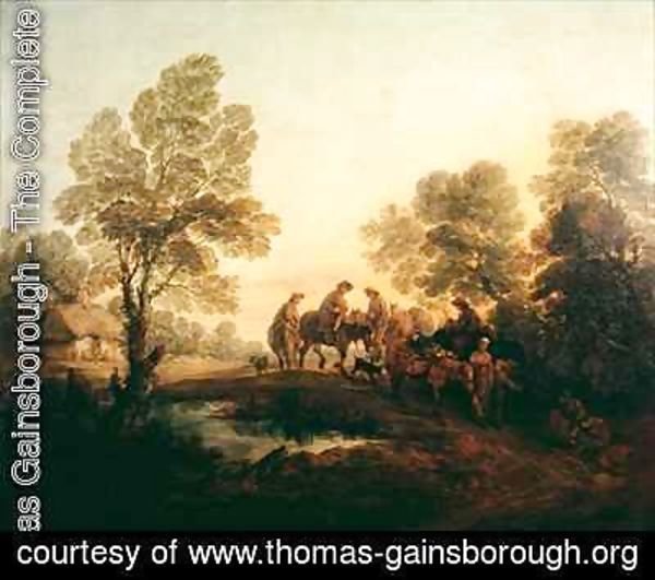 Thomas Gainsborough - Going to Market Early