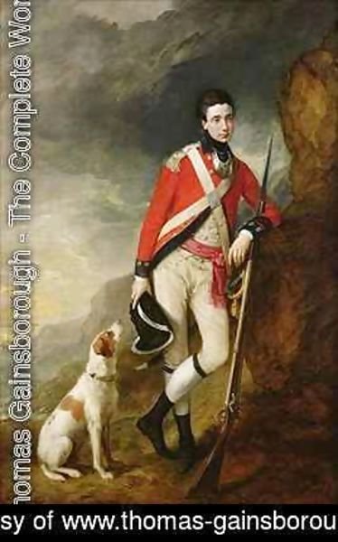 Thomas Gainsborough - An Officer of the 4th Regiment of Foot