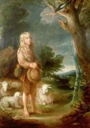 Thomas Gainsborough - Shepherd boy listening to a magpie