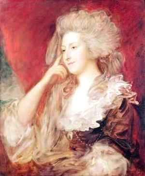 Thomas Gainsborough - Mrs Fitzherbert