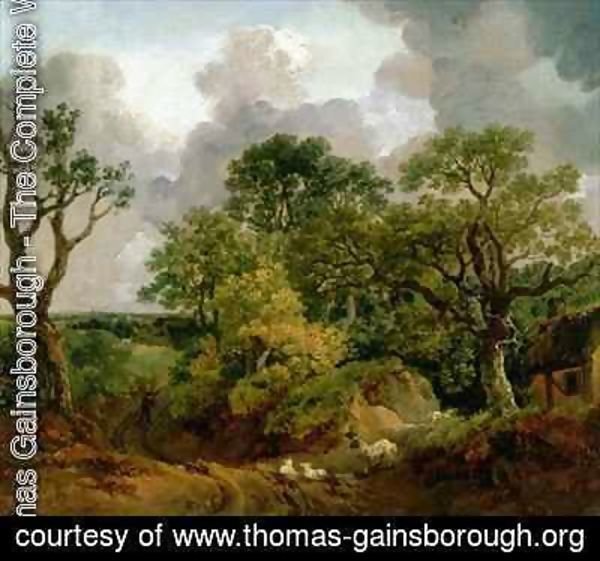 Thomas Gainsborough - Wooded Landscape