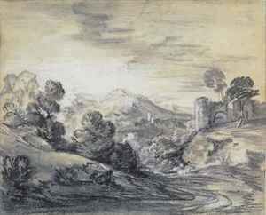 Wooded Landscape with Castle