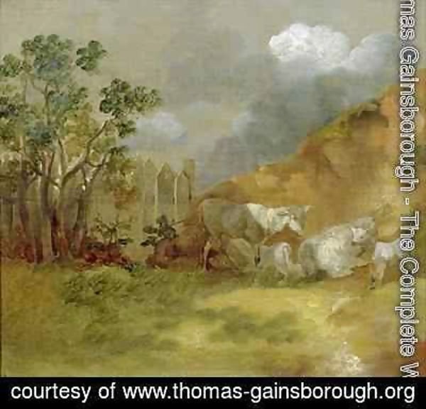 Thomas Gainsborough - Landscape with Sheep