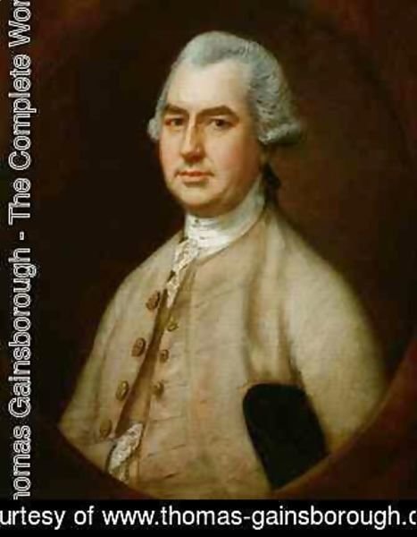 Thomas Gainsborough - Portrait of Charles Bourchier