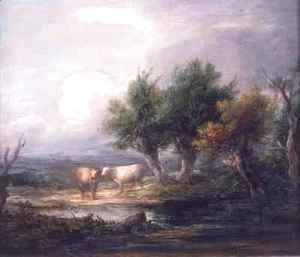 Cattle Beside a River