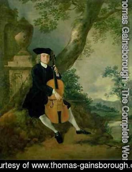 Thomas Gainsborough - The Rev John Chafy Playing a Cello