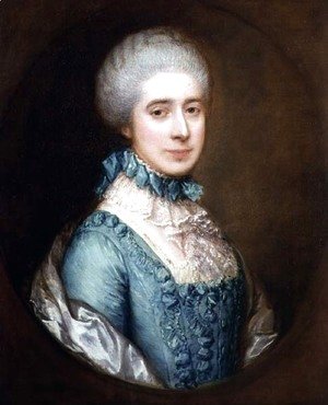 Thomas Gainsborough - Portrait of Mrs Awse