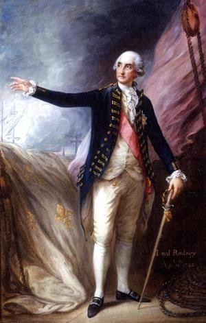 Thomas Gainsborough - George Brydges Rodney 1719-92 Admiral of the White