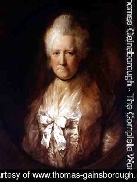 Thomas Gainsborough - Portrait of the Hon Harriott Marsham 1721-96