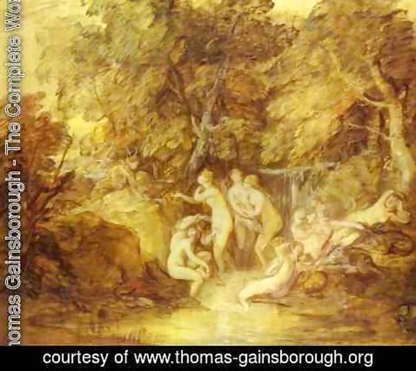 Thomas Gainsborough - Diana And Actaeon 1785