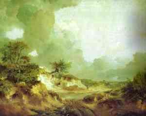 Thomas Gainsborough - Landscape With Sandpit 1746-1747