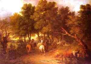 Thomas Gainsborough - Pesants Returning From Market 1767-1768