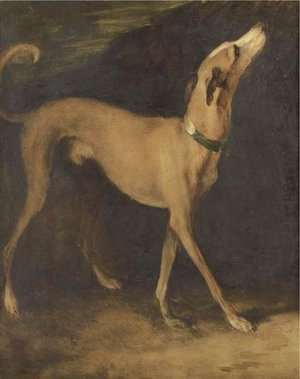 Thomas Gainsborough - A greyhound in a landscape