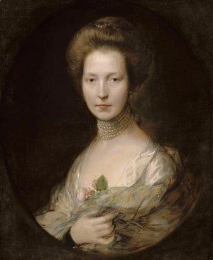 Thomas Gainsborough - Portrait of a lady, identified as Lady Louisa Clarges