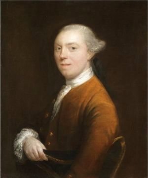 Thomas Gainsborough - Portrait Of Captain Sharpe