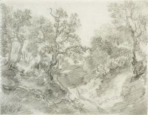 Thomas Gainsborough - Wooded Landscape 2