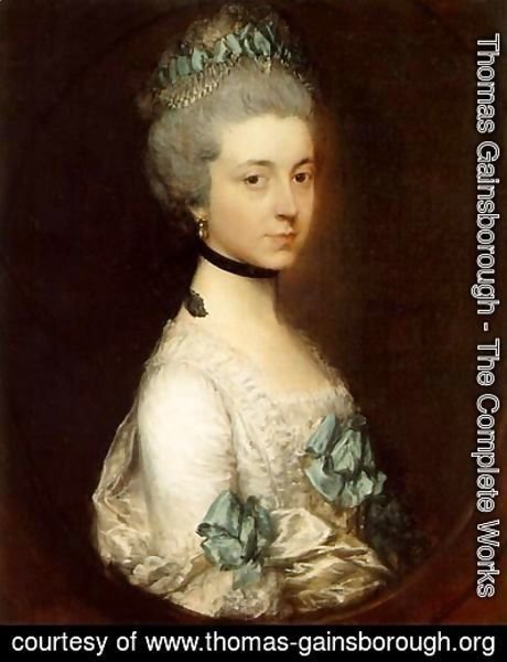 Thomas Gainsborough - Portrait of Lady Elizabeth Montagu, Duchess of Buccleuch and Queensberry
