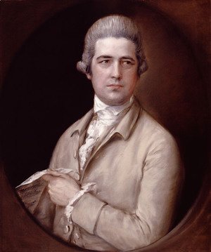 Thomas Gainsborough - Portrait of Thomas Linley