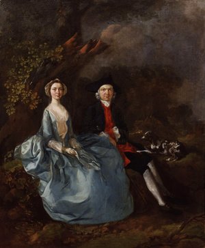 Thomas Gainsborough - Portrait of Sarah Kirby (nee Bull) and John Joshua Kirby