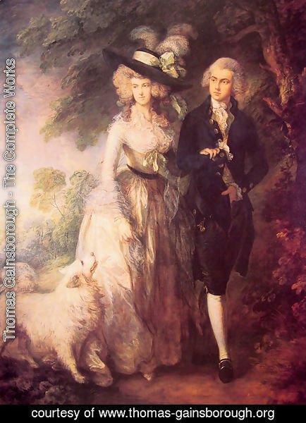 Thomas Gainsborough - Mr and Mrs William Hallett ('The Morning Walk')  1785