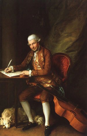 Thomas Gainsborough - Karl Friedrich Abel 1777