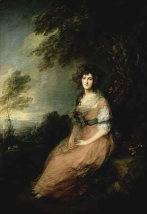 Thomas Gainsborough - Mrs. Richard Brinsley Sheridan  1785-87