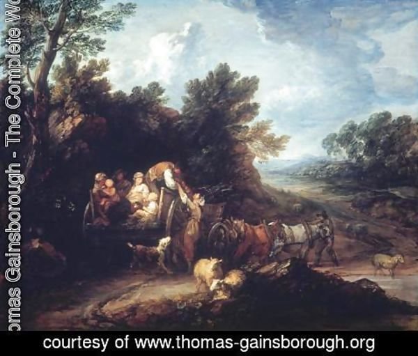 Thomas Gainsborough - The Harvest Wagon 1767