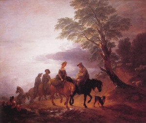 Thomas Gainsborough - Peasants Going to Market in the Early Morning