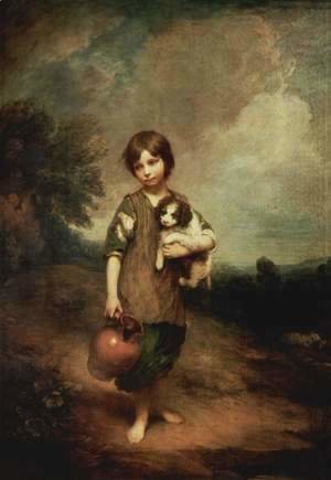 Thomas Gainsborough - Cottage Girl with Dog and Pitcher
