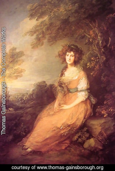 Thomas Gainsborough - Mrs Sheridan