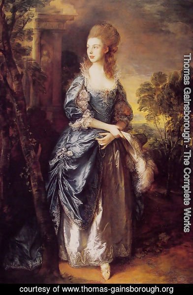 Thomas Gainsborough - The Honourable Frances Duncombe