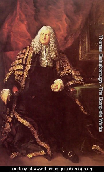 Thomas Gainsborough - The Honourable Charles Wolfran Cornwall