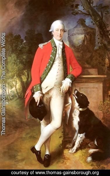 Thomas Gainsborough - Portrait Of Colonel John Bullock