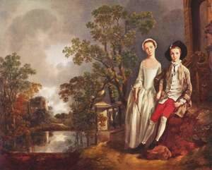 Thomas Gainsborough - Heneage Lloyd and His Sister
