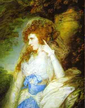 Thomas Gainsborough - Lady Bate-Dudley (detail)