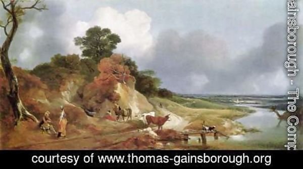 Thomas Gainsborough - Landscape with the village Cornard