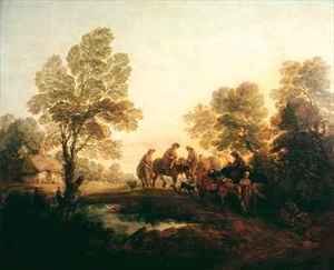 Thomas Gainsborough - Going to Market Early