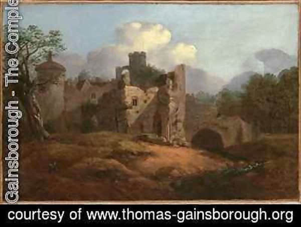Thomas Gainsborough - Landscape with a Ruined Castle